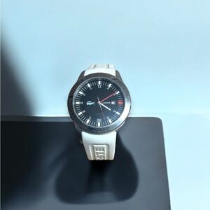 ✨MENS LACOSTE WATCH WHITE BAND✨